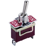 TRU COMPONENTS KN3 pákový spínač 250 V/AC 10 A 2x zap/vyp/zap  s aretáciou/0/s aretáciou  1 ks