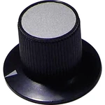 TRU COMPONENTS 29/17 otočný gombík  čierna (Ø x v) 29 mm x 20 mm 1 ks