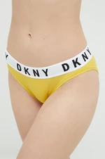 Nohavičky Dkny žltá farba,, DK4513
