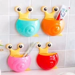 Honana BX Cartoon Animal Snail Bee Cute Toothbrush Holder Wall Suction Holder Bathroom Set