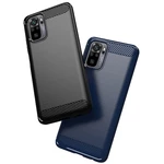 Bakeey for Xiaomi Redmi Note 10 / Redmi Note 10S Case Carbon Fiber Texture Shockproof TPU Protective Case Back Cover Non