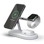 Bakeey T268 3-In-1 Magnetic Wireless Charger LED Light Fast Wireless Charging Dock Station For Qi-enabled Smart Phones f