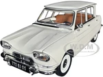 1965 Citroen Ami 6 Pavos White with Beige Top 1/18 Diecast Model Car by Norev