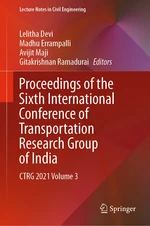 Proceedings of the Sixth International Conference of Transportation Research Group of India