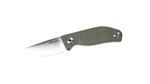 Nůž s pevnou čepelí CVX-80 Real Steel® – Stříbrná čepel – Satin, Zelená (Barva: Zelená, Varianta: Stříbrná čepel – Satin)