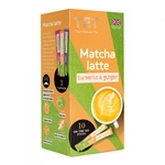 Instant–Teegetränk True English Tea „Matcha Latte Turmeric &amp; Ginger“, 10 Stk.