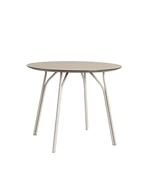 Jedálenský stôl "Tree", 90 cm, 3 varianty - Woud Varianta: krémovo hnedá, krémovo hnedé nohy