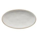 Biely kameninový tanier Costa Nova Roda, 22 x 12,7 cm