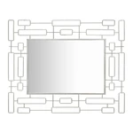 Nástenné zrkadlo Mauro Ferretti Mirror Ice, 80 x 100 cm