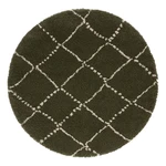 Zelený koberec Mint Rugs Hash, ⌀ 160 cm