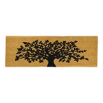 Rohožka z prírodného kokosového vlákna Artsy Doormats Tree Of Life, 120 x 40 cm