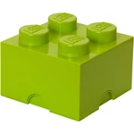 LEGO® úložný box 25 x 25 x 18 cm - svetlozelená
