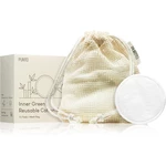 Purito Inner Green Reusable Cotton Rounds bavlněné tamponky pro odlíčení a čištění pleti 10 ks
