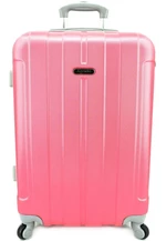 Cestovní palubní kufr skořepinový na čtyřech kolečkách Agrado (S) 40l - růžová