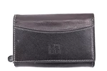Dámská kožená peněženka Boss - černá