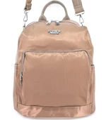 Moderní dámský/dívčí batoh a kabelka - béžová