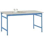 Manuflex BB3031.5012 Odkladací stolík BASIS stacionárny s melamínovou doskou stola v svetlomodrej farbe RAL 5012, š xhxv