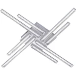 WOFI SOREL 9524.08.01.0000 LED stropné svietidlo chróm 36 W