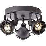 Brilliant Jesper G54334/86 stropná lampa LED  GU10  15 W čierna
