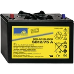 GNB Sonnenschein Solar-Block SB12/75 A NGSB120075HS0CA solárny akumulátor 12 V 75 Ah olovená gélová (š x v x h) 330 x 23
