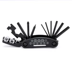 BIKIGHT 16-in-1 Folding tools Repair Combination Tools Wrench Set Multifunctional Tools Bicycle Tools