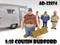 Cousin Budford "Trailer Park" Figure For 118 Scale Diecast Model Cars by American Diorama