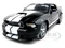 2011 Ford Shelby Mustang GT350 Black with White Stripes 1/18 Diecast Model Car by Shelby Collectibles 2011 Ford Shelby Mustang GT350 Black with White Stripes 1/18 Diecast Model Car by Shelby Collectibles