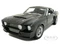 1967 Ford Mustang Shelby GT500 Super Snake Black with Black Stripes 1/18 Diecast Model Car by Shelby Collectibles