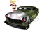 1951 Mercury Matt Green with Harley Quinn Diecast Figurine "DC Comics Bombshells" Series 1/24 Diecast Model Car by Jada 1951 Mercury Matt Green with Harley Quinn Diecast Figurine "DC Comics Bombshells" Series 1/24 Diecast Model Car by Jada