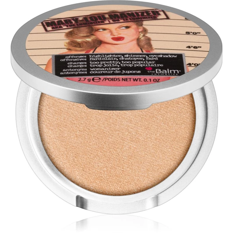 theBalm Lou Manizer rozjasňovač a oční stíny v jednom odstín Mary 2,7 g