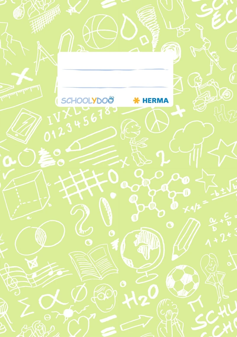 Schoolydoo Obal A5 světle zelený, obrázky Schoolydoo Obal A5 světle zelený, obrázky