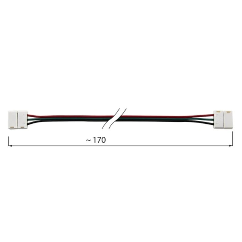 Spojovací konektor McLED pro double-white 10mm LED pásky 170mm ML-112.002.21.4 Spojovací konektor McLED pro double-white 10mm LED pásky 170mm ML-112.002.21.4