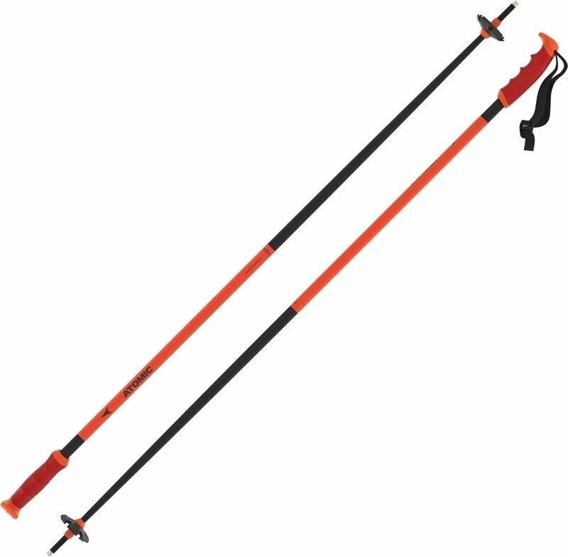 Atomic Redster Ski Poles Red 130 cm Lyžařské hole