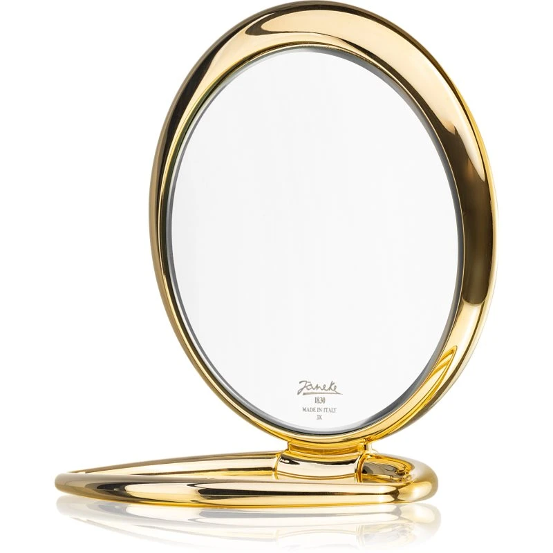 Janeke Gold Line Table Double Mirror kosmetické zrcátko Ø 130 mm 1 ks Janeke Gold Line Table Double Mirror kosmetické zrcátko Ø 130 mm 1 ks