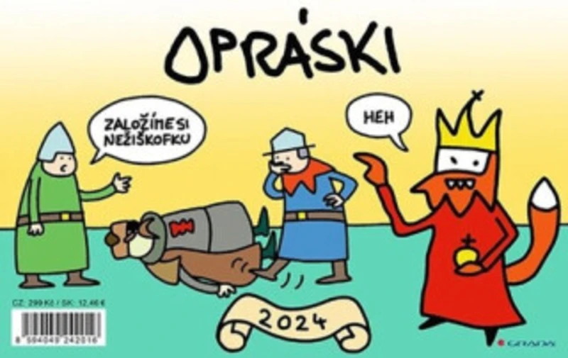Opráski - stolní kalendář 2024 - jaz Opráski - stolní kalendář 2024 - jaz