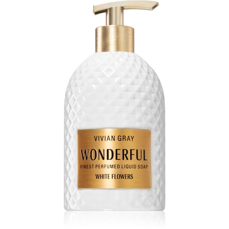 Vivian Gray Wonderful White Flowers luxusní tekuté mýdlo na ruce 500 ml Vivian Gray Wonderful White Flowers luxusní tekuté mýdlo na ruce 500 ml