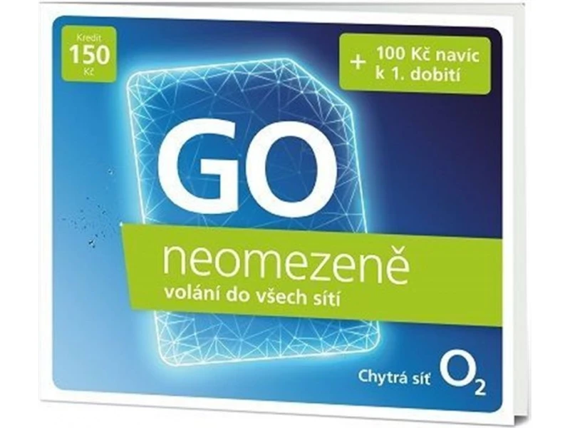 O2 předplacená karta GO neomezeně O2 předplacená karta GO neomezeně