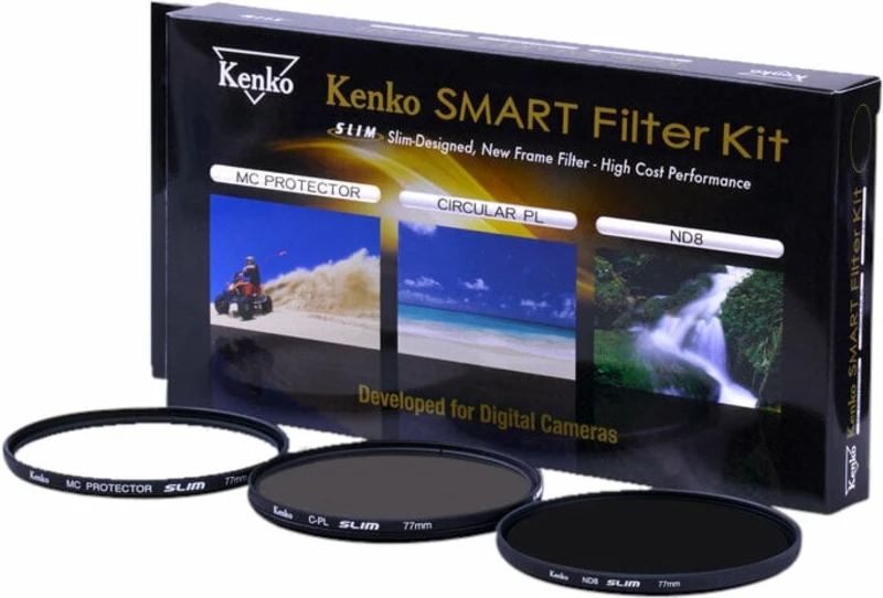 Kenko Smart Filter 3-Kit Protect/CPL/ND8 82mm Filtr na objektivy