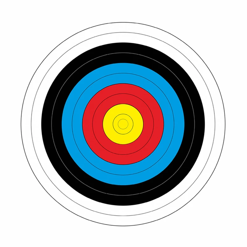 Papírový terč Yate průměr 80 cm 10 ks Papírový terč Yate průměr 80 cm 10 ks