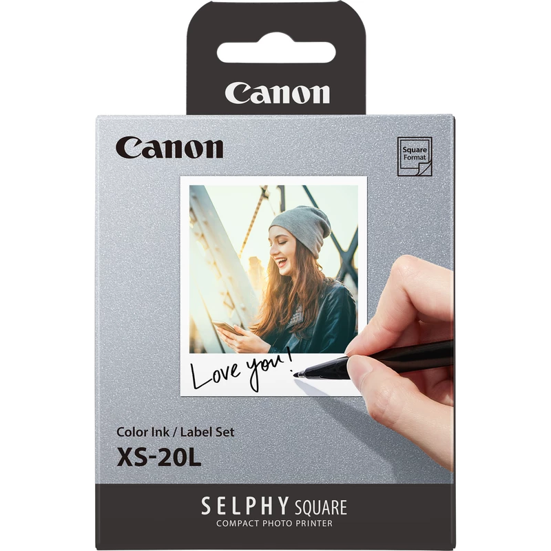 Canon XS-20L papír + ink, papír a folie, smolepící, bílý, 20 ks, 4119C002, termosublimační
