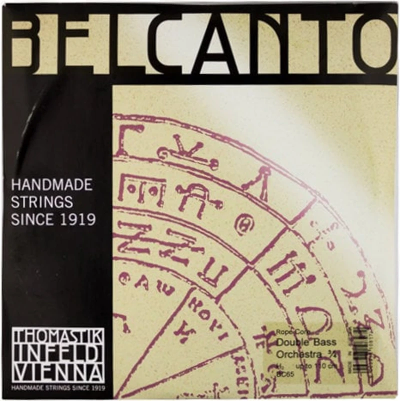 Thomastik Belcanto BC65 H Double Bass 3/4 Medium Struny pro kontrabas Thomastik Belcanto BC65 H Double Bass 3/4 Medium Struny pro kontrabas