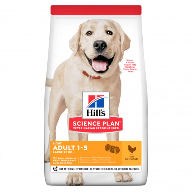 Hill´s Science Plan Canine Adult Light Large Breed Chicken 14kg
