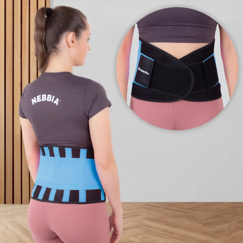 Neoprenový pás inSPORTline Waistrim modrá XL Neoprenový pás inSPORTline Waistrim modrá XL