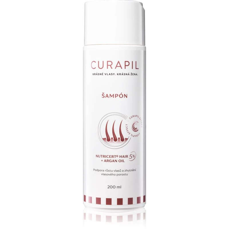 Curapil Šampón šampon pro řídnoucí vlasy 200 ml Curapil Šampón šampon pro řídnoucí vlasy 200 ml