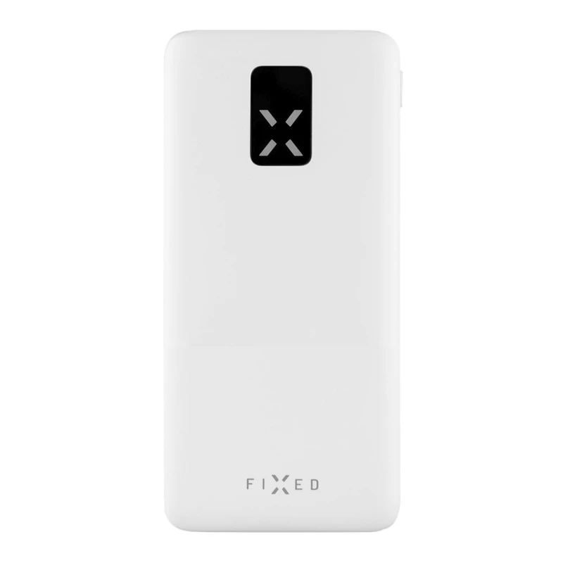 Powerbank FIXED Zen 10 s LCD displejem a výstupem PD 20W 10 000 mAh, bílá Powerbank FIXED Zen 10 s LCD displejem a výstupem PD 20W 10 000 mAh, bílá