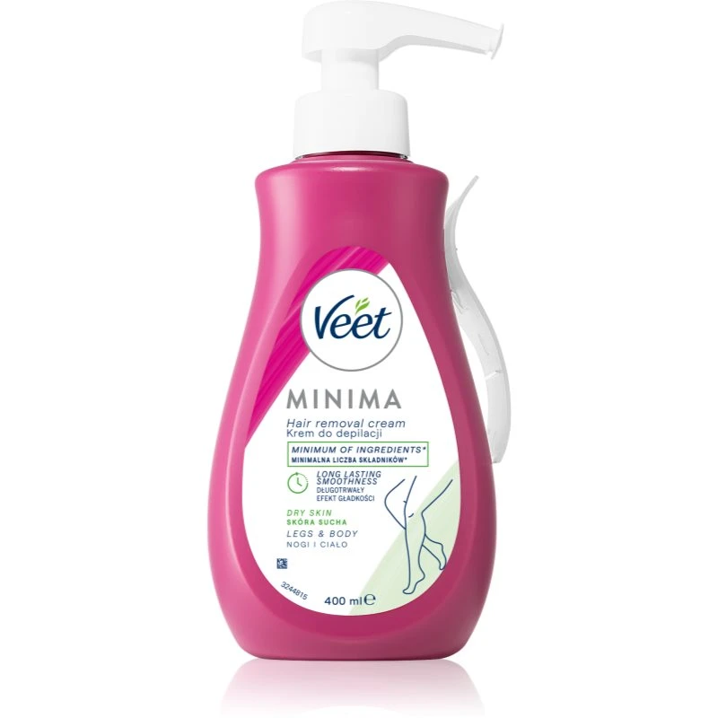 Veet Minima Dry Skin hydratační depilační krém pro suchou pokožku 400 ml Veet Minima Dry Skin hydratační depilační krém pro suchou pokožku 400 ml