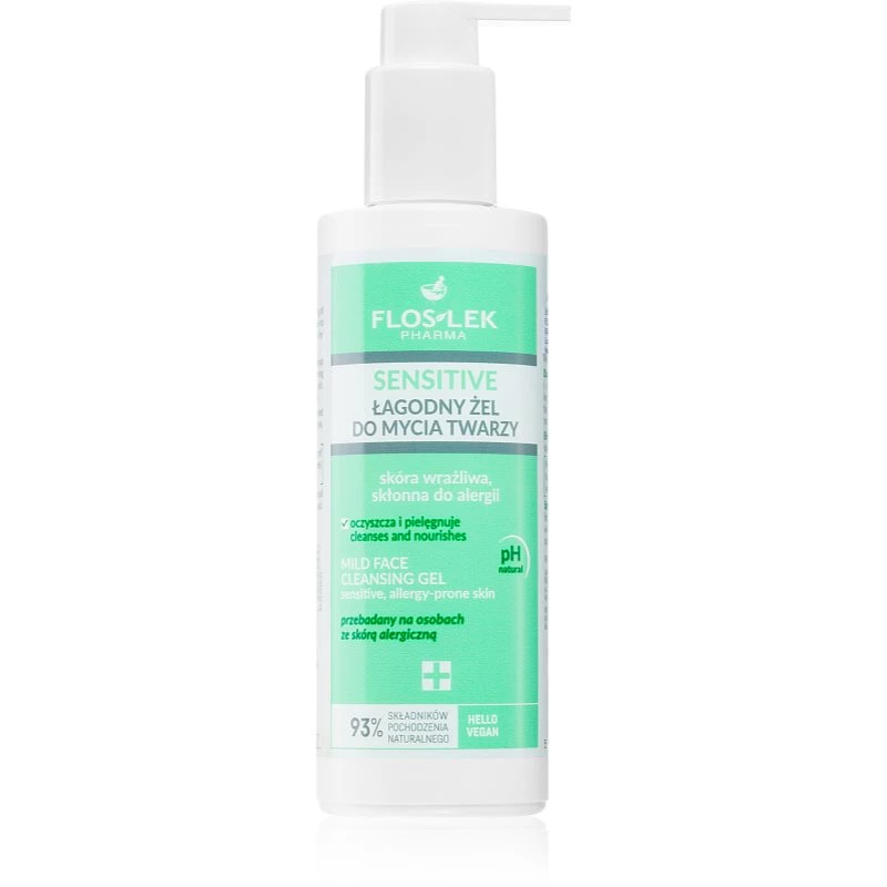 FlosLek Pharma Sensitive jemný čisticí gel pro pleť se sklonem k podráždění 175 ml