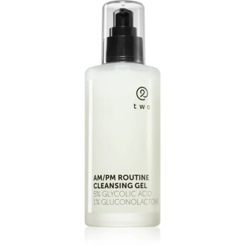 Two Cosmetics AM/PM Routine Cleansing čisticí gel s AHA kyselinami 200 ml