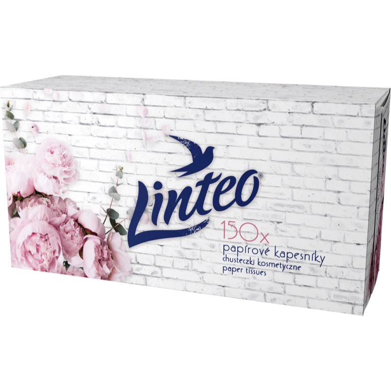 Linteo Paper Tissues Two-ply Paper, 150 pcs per box papírové kapesníky 150 ks