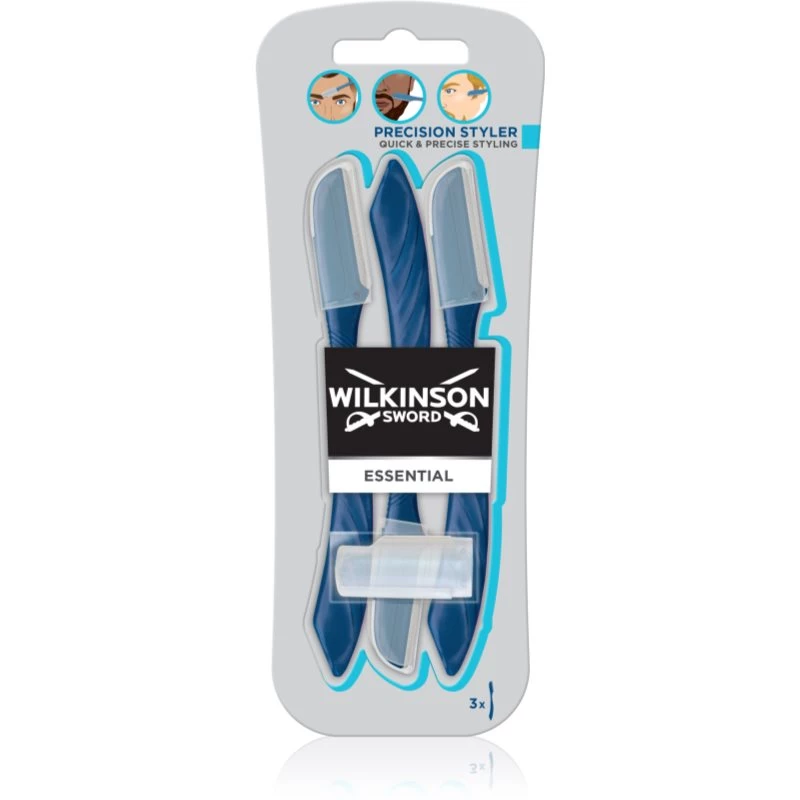 Wilkinson Sword Essential Precision Styler holicí strojek na obočí pro muže 3 ks